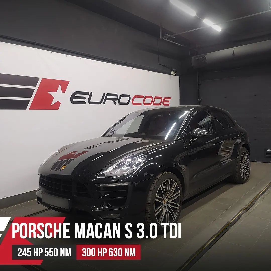 Porsche Macan S Diesel чип тюнинг от Eurocode Tuning